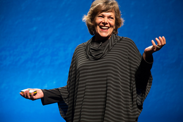 Ellen Langer speaks at the PopTech2013 conference in Camden, Maine.