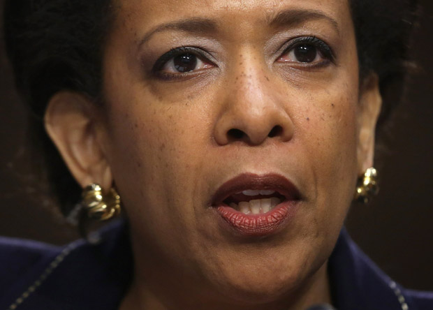 U.S. Attorney for the Eastern District of New York Loretta Lynch testifies during a confirmation hearing before Senate Judiciary Committee January 28, 2015 on Capitol Hill in Washington, DC.