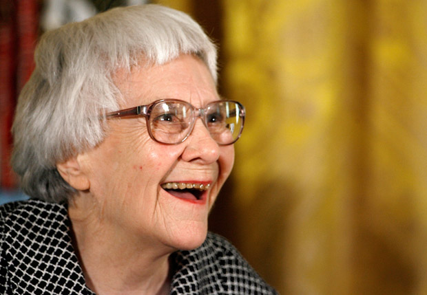 Pulitzer Prize winner and "To Kill A Mockingbird" author Harper Lee smiles before receiving the 2007 Presidential Medal of Freedom in the East Room of the White House November 5, 2007 in Washington, D.C.