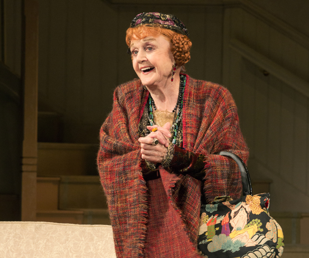 Angela Lansbury as Madame Arcati in the North American tour of Noël Coward’s
Blithe Spirit.
