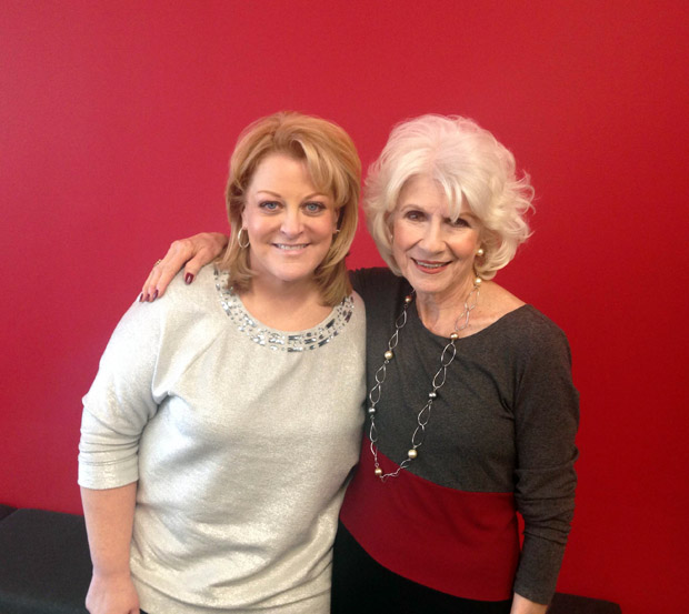 Debbie Voigt and Diane Rehm after their Feb. 4 show. 