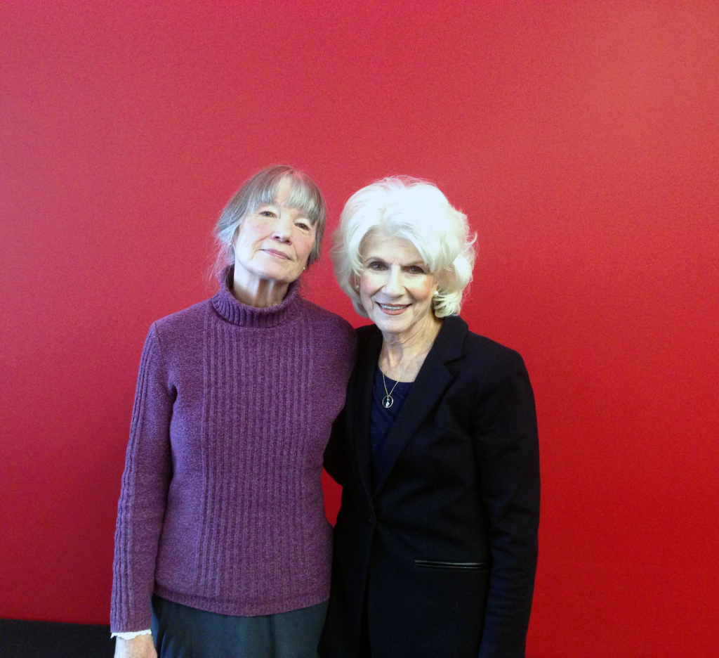 Anne Tyler poses with Diane after her Feb. 12 show.