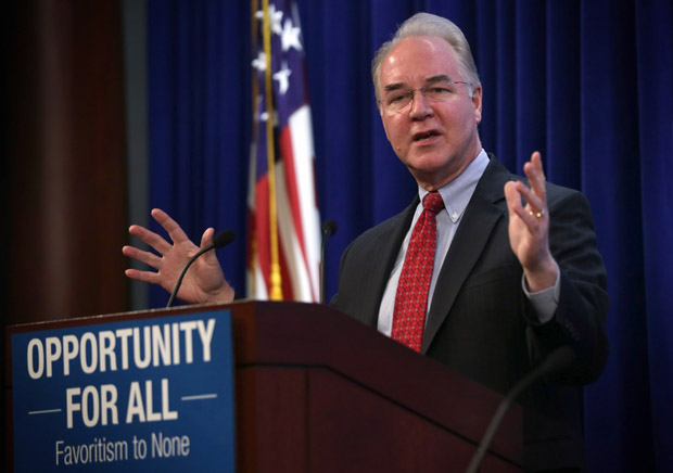 House Budget Committee Chairman Rep. Tom Price (R-GA) speaks Jan. 12 at the Conservative Policy Summit in Washington, D.C.