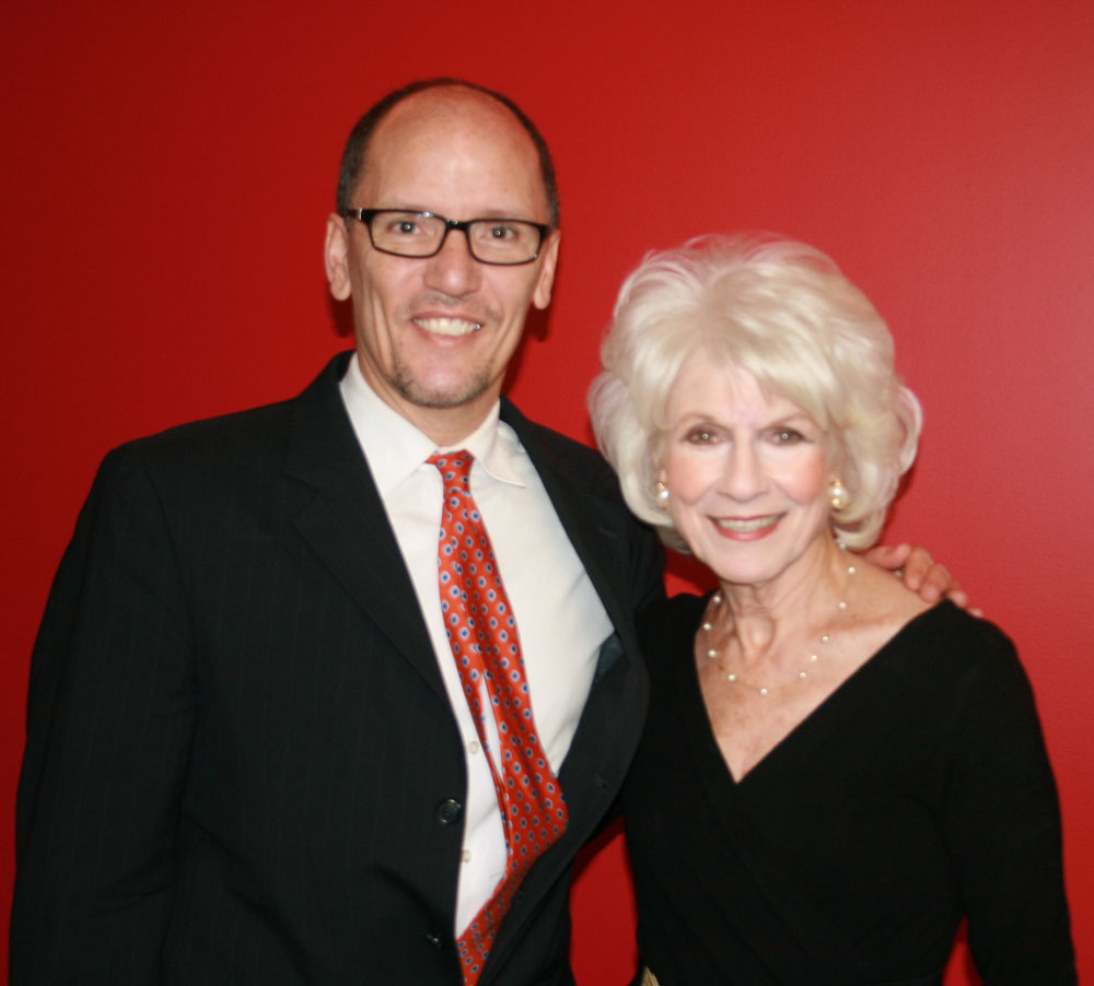Labor Secretary Tom Perez and Diane after their February 2014 interview.