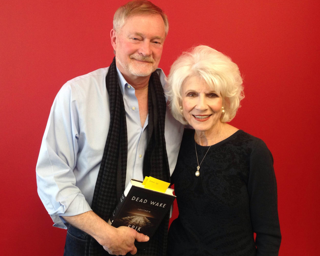 Erik Larson and Diane Rehm after their March 18 interview.