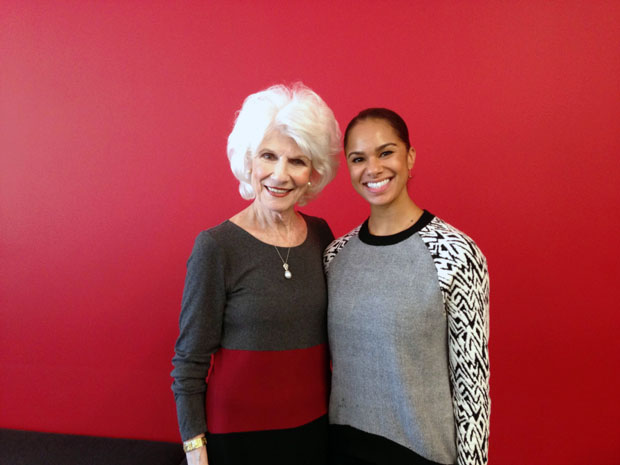 Diane and Misty Copeland after their March 23 interview.