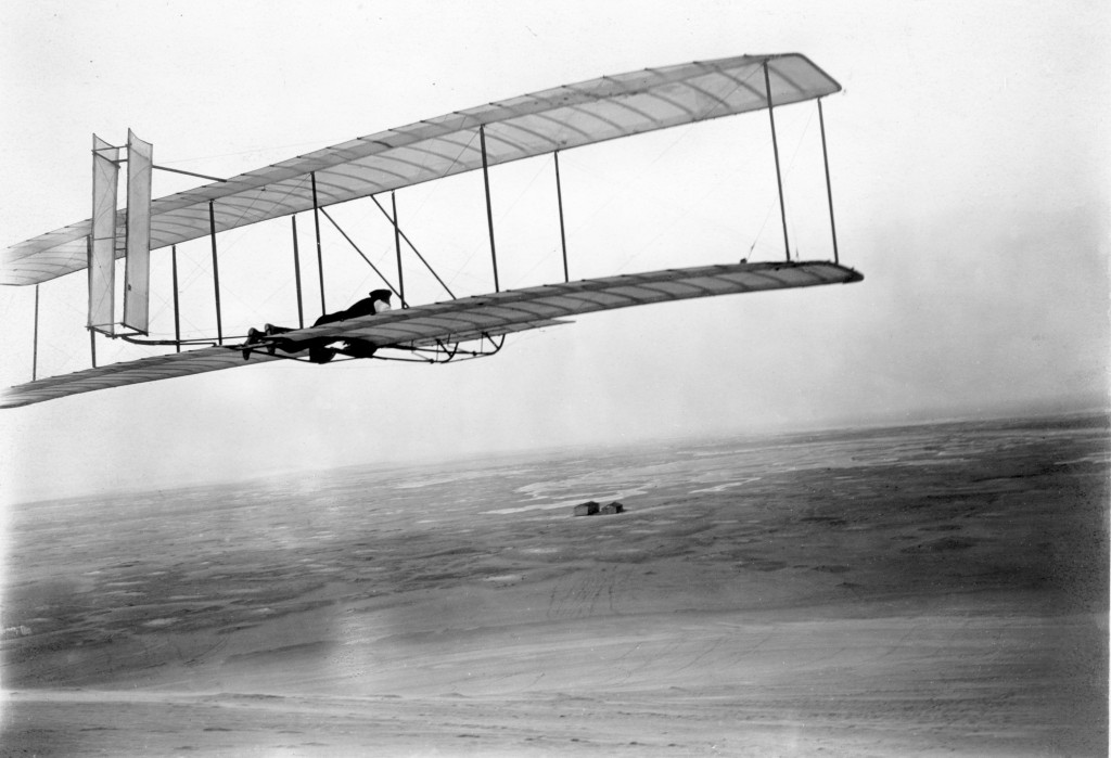 The Wright Brothers' 1902 glider.