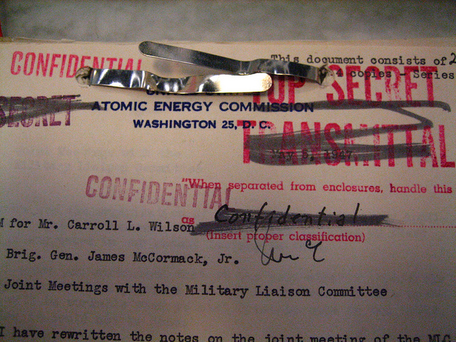 An AEC document from the late 1940s.