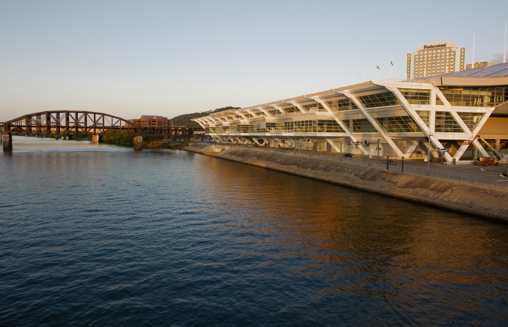 The Allegheny River in Pittsburgh, Pa.