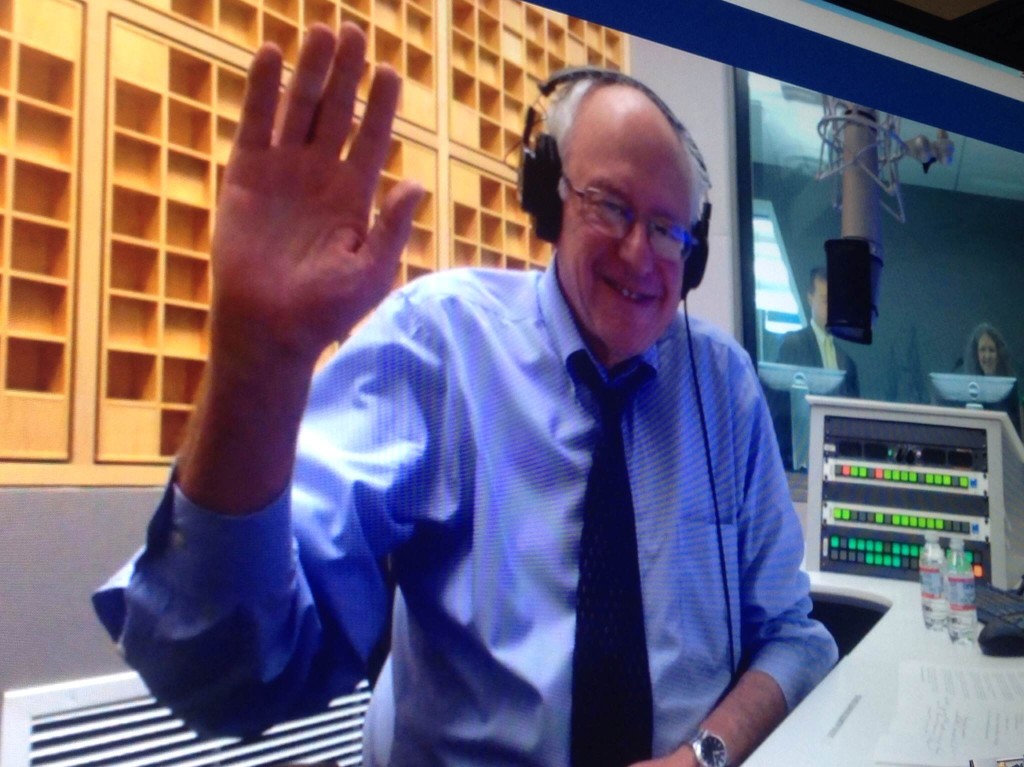 Bernie Sanders joined us by Skype from NPR in downtown Washington, D.C.