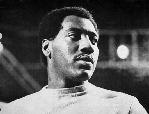 Otis Redding is pictured in a trade ad for the single "Try a Little Tenderness."