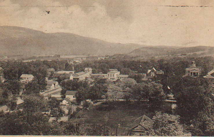 A postcard showing Romney, West Virginia in the early 20th Century. 