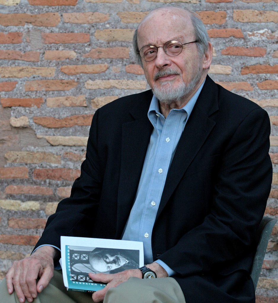 This 2007 photo shows E.L. Doctorow at the 6th Festival of Literature at Massenzio Basilica in Rome, Italy.   