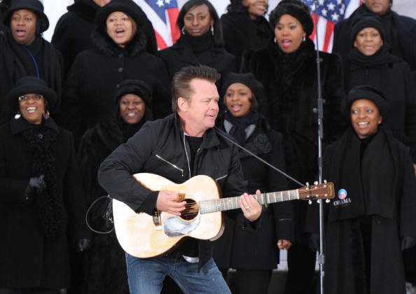 John Mellencamp performs at the 'We Are One" concert, one of the events of then-President-elect Barack Obama's 2009 inauguration celebrations, at the Lincoln Memorial in Washington, D.C. 