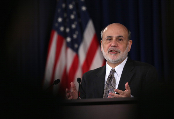 Ben Bernanke speaks during a 2013 news conference at the Federal Reserve in Washington, D.C.  