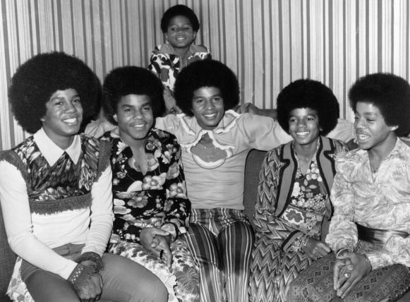 Michael Jackson, center, with his brothers in the early days of The Jackson 5.