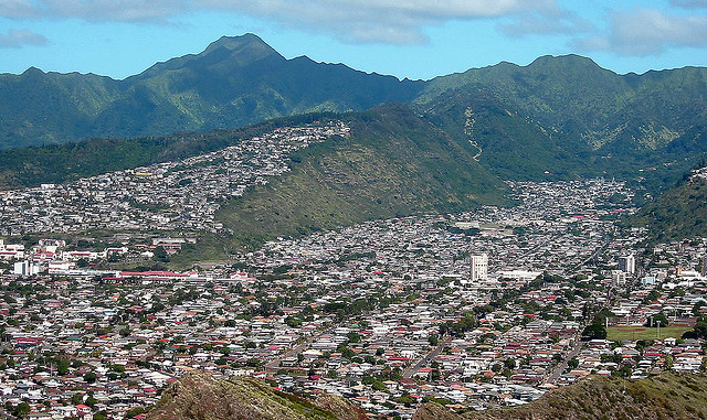 Suburban Honolulu.