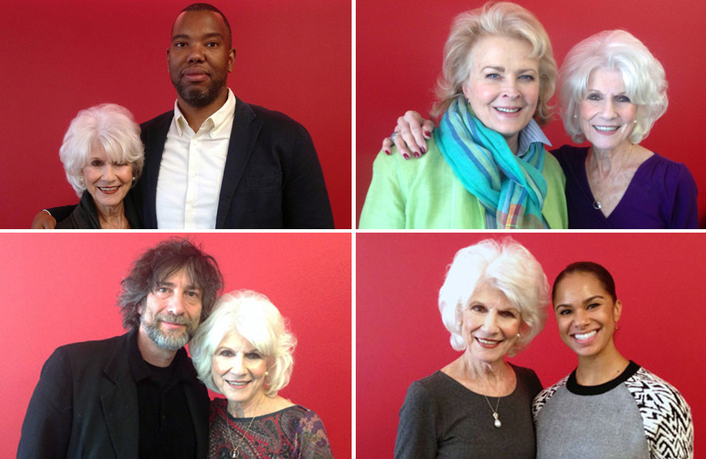 Some of the guests responsible for our favorite moments of 2015, clockwise from top left: Ta-Nehisi Coates, Candice Bergen, Misty Copeland, Neil Gaiman.