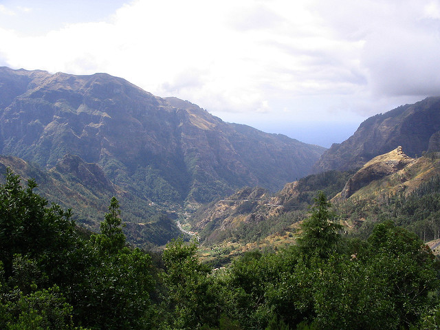 Yann Martel's new book is set in the mountains of Portugal -- which, in actuality, are more like grassy hills than these from the Portuguese island Madeira.