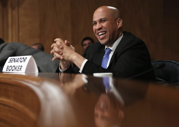 U.S. Sen. Cory Booker (D-NJ) speaks during a hearing on November 6, 2013 on Capitol Hill in Washington, DC.