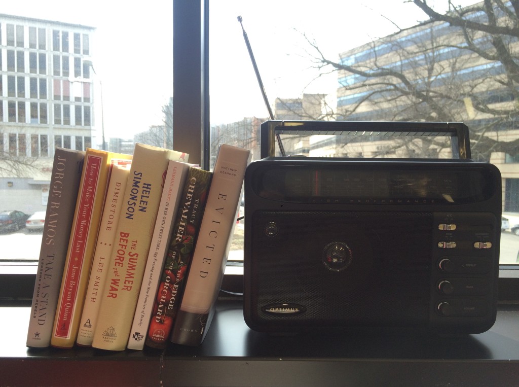 A selection of the books we'll be talking about in March.