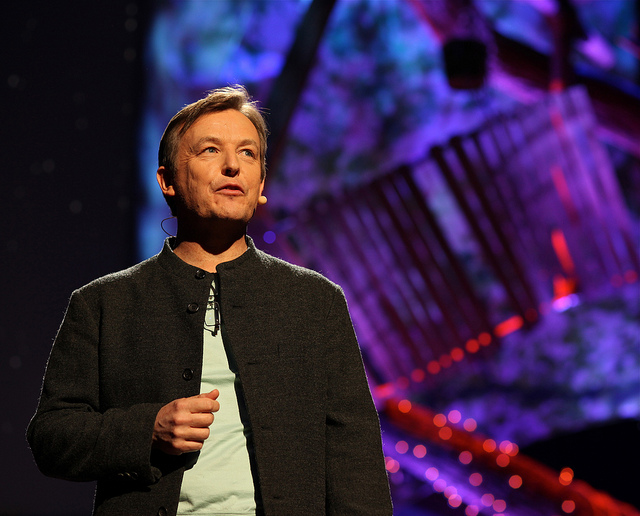 Chris Anderson, curator of TED, speaks at the TED conference in 2013.
