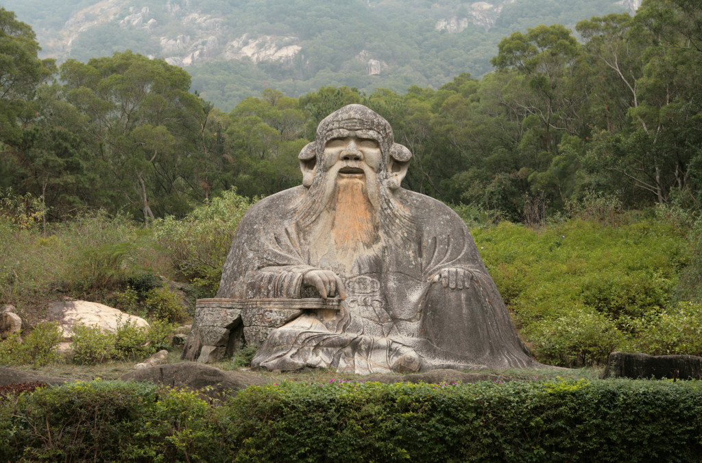 Philosopher Laozi, depicted in this statue in Quanzhou, China, may have died in 531 BC, but his lessons are still applicable today, this Harvard professor argues.