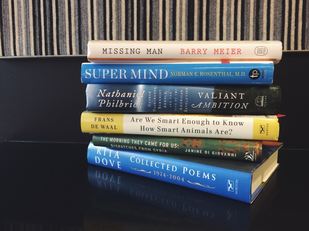 A selection of the books we'll be talking about in May.