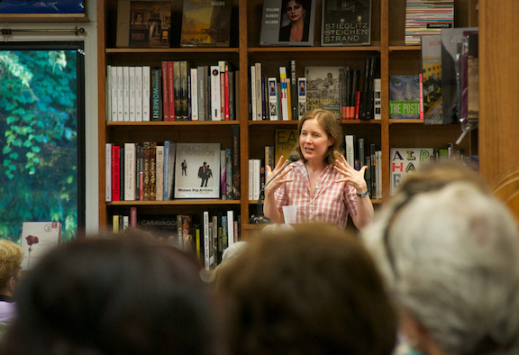 Author Ann Patchett speaks at a bookstore in Washington, DC.