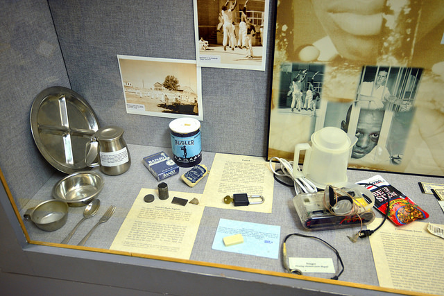 Items in a Texas prison museum in Huntsville, Texas. In 1986 Diane interviewed Albert "Racehoss" Sample about his memoir, "Racehoss: Big Emma's Boy." It tells the story of his life, including 17 years spent in a Texas prison.  