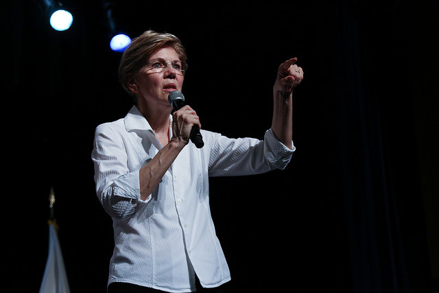 Senator Elizabeth Warren is one of nine Democrats who have declared their intention to run for president in 2020. 