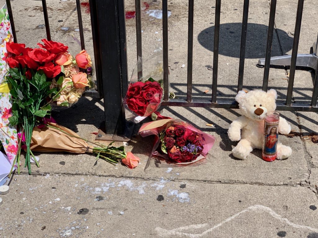 A memorial in Dayton, Ohio, to honor the victims of Sunday's mass shooting that killed 9 and injured 27.    