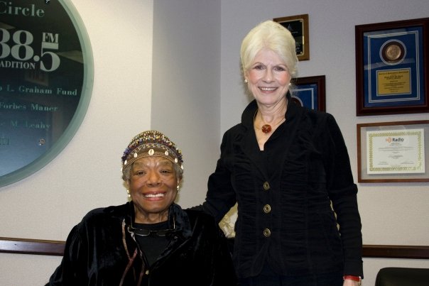 Diane and Maya Angelou. 