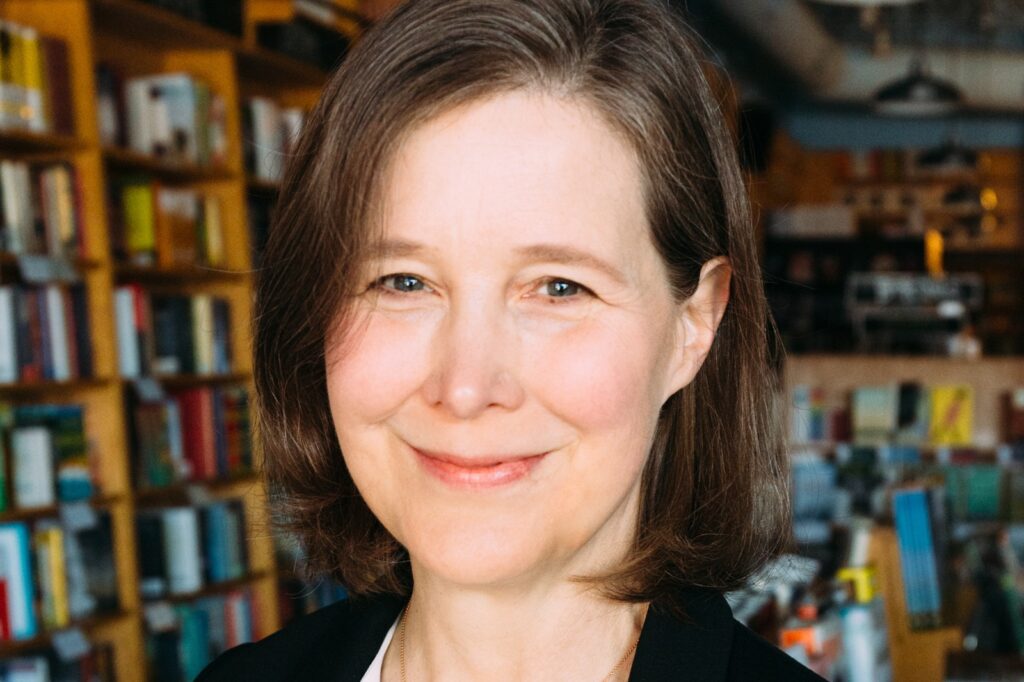 Novelist Ann Patchett at her independent  book store, Parnassus. 