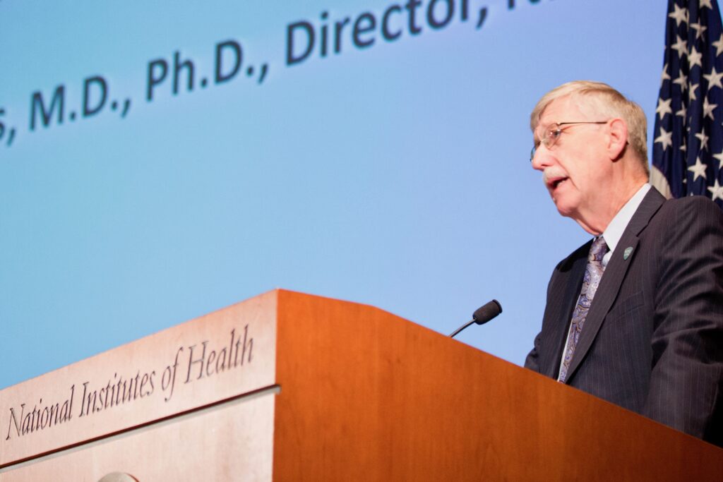 Dr. Francis Collins was the director of the National Institutes of Health from 2009 to 2021.
