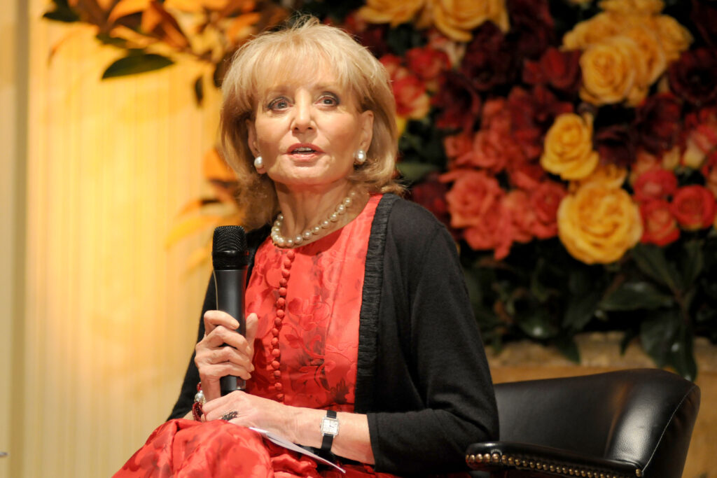 Barbara Walters at
the 25th Annual Aspen Institute Awards dinner in November 2008. 