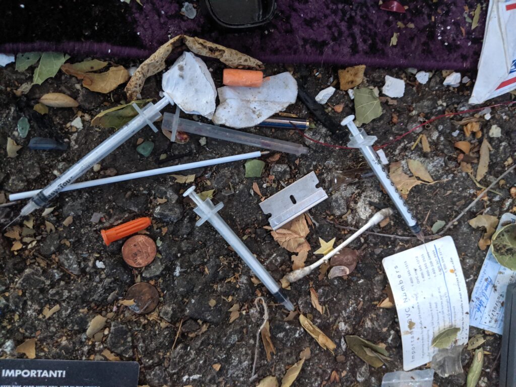 Public drug use has risen sharply in Oregon since voters decriminalized possession for personal use. Now lawmakers are considering reversing course. 