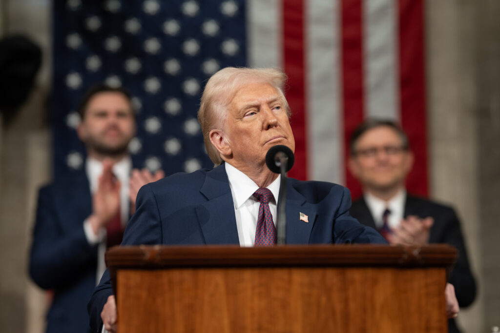 President Donald Trump delivers his Joint address to Congress, Tuesday, March 4, 2025, in the House Chamber of the U.S. Capitol in Washington, D.C. 