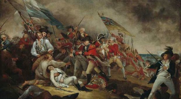 The Death of General Warren at the Battle of Bunker's Hill, June 17, 1775.

