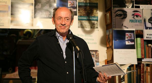 Billy Collins at D.G. Wills Books, San Diego, on Oct. 20, 2008. 
