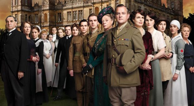 Cast of the PBS series "Downton Abbey."