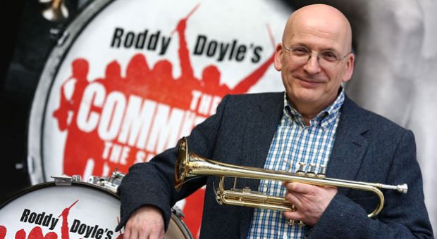 Author Roddy Doyle attends the press launch of Roddy Doyle's 'The Commitments' at The Palace Theatre on April 23, 2013 in London, England. 
