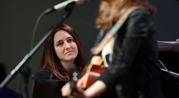 Simone Dinnerstein at the Apple Store Soho on March 29, 2013 in New York City. 
