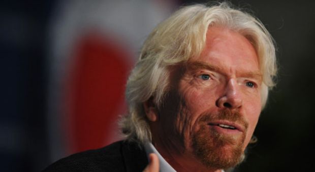 Sir Richard Branson, Founder, Virgin Group, speaks during the 13th annual Aviation Summit at the Walter E. Washington Convention Center on April 3, 2014 in Washington, D.C. The summit is hosted by US Chamber of Commerce Foundation. 