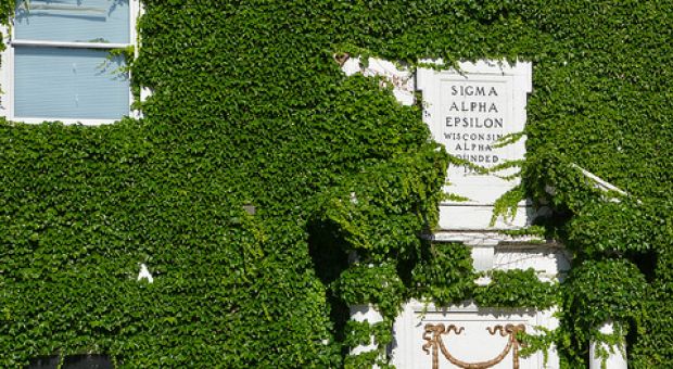Sigma Alpha Epsilon fraternity at the University of Wisconsin in Madison, Wisconsin.