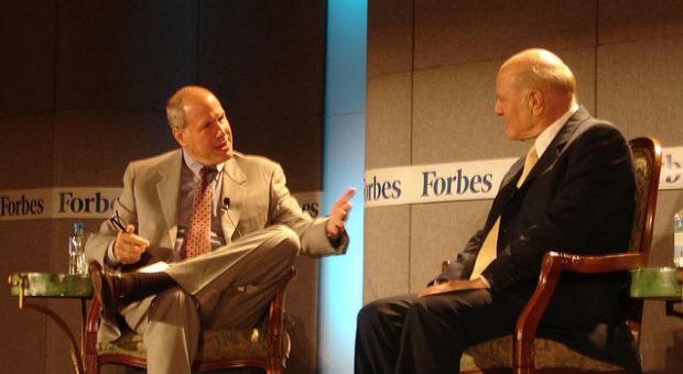 Michael Eisner and Barry Diller at a Forbes "MEET" event, 2006