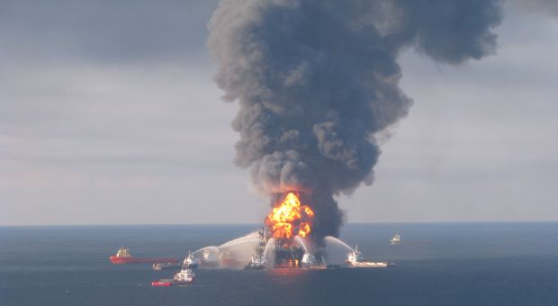 The Deep Water Horizon explosion, April 22