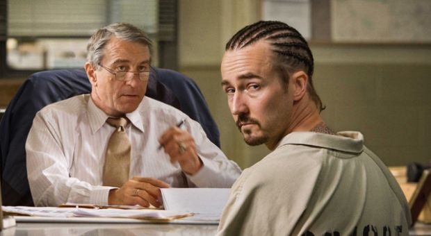 Robert De Niro and Edward Norton in Overture Films' "Stone."