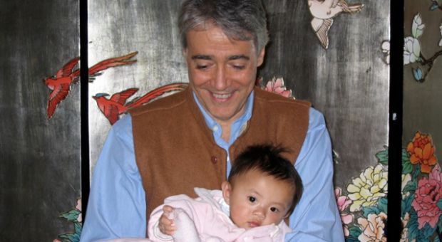 Scott Simon and daughter